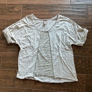 Free People Beaded Boxy T-shirt